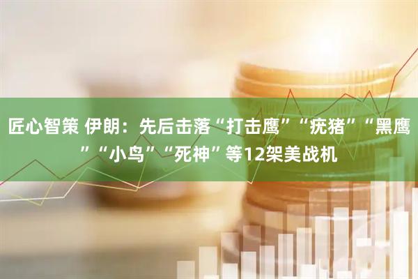 匠心智策 伊朗：先后击落“打击鹰”“疣猪”“黑鹰”“小鸟”“死神”等12架美战机